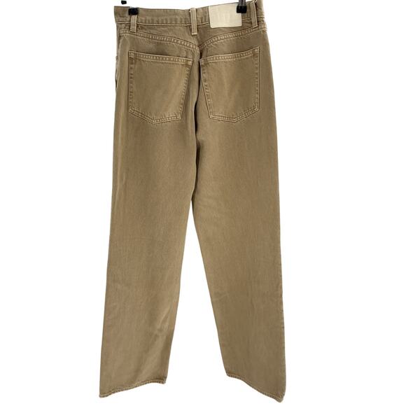 Grlfrnd 'Bella' Tan Cotton Low Rise Boyfriend Denim Jean Size 26 - Picture 3 of 4